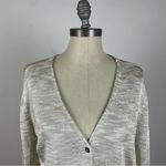 Free People  Beige Eyelet Long Sleeve Cardigan Photo 2