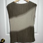 Lafayette 148 New York Ribbed Knit Sleeveless Sweater Top – Size Small Luxury Tan Photo 7