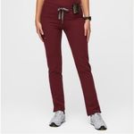 FIGS  Yola Skinny Pant In Burgundy Photo 2
