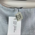 NWT Pamela Roland Pinstripe Mermaid Mini Skirt 6 White Photo 5