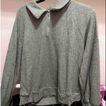 SheIn DAZY Quarter Zipper Drop Shoulder Sweatshirt Photo 3