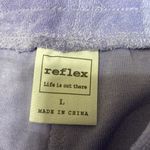 Reflex Lavender Terry Cloth High Rise Shorts Size L Purple Size L Photo 2