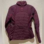 Lululemon Another Mile Jacket Cassis Color Size 4 Photo 3