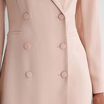 EXPRESS Double Breasted Padded Shoulder Mini Blazer Dress Photo 2