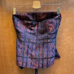 Intermix ciara brocade metallic strapless top Photo 3