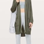 Lululemon Still At Ease Wrap Green Size 6 Photo 1