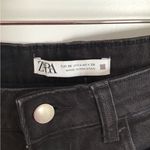 ZARA Women's Charcoal Straight Leg Jeans Photo 1