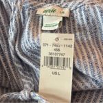 Aerie New  Womens Mini Flowy Stripe Blue Dress cross back Size L Photo 4