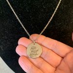 New Bible Verse Silver Necklace Photo 1