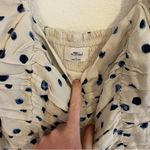 Aritzia Wilfred Lolita Blouse in Birch/Classic Navy Blue Photo 5