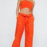 Nasty Gal NWT  Orange Denim Corset Photo 3