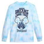 Disney  Mickey Mouse Icon Sleeping Beauty Castle Long Sleeve Tie-Dye T-Shirt Photo 0