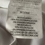 NFL Team Apparel San Diego Chargers Mesh Neck Long Sleeve Top White Size Large Photo 4