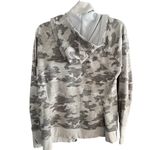 Athleta Triumph Hoodie Athletic Full Zip White Camo Sweatshirt Womens Size Large Photo 3