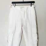 Banana Republic  Heritage Expedition Linen Cargo Pants Ankle‎ Ivory Size 2 Photo 2