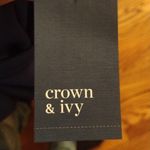 Crown & Ivy  Navy Terry Dress SIZE L Photo 2
