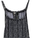 BCBGeneration  Shirred Waist Tribal Print Dress Black White Size XS Photo 7