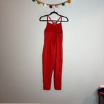 Free People Ashford Side to Side Performance Jumpsuit Neon Coral Orange Size M Photo 4
