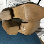 Qupid Ankle Cowboy Boots Leather Taupe Gray Block Heel Size 8 Photo 4