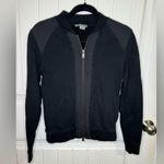Vince Black Cotton Blend Full Zip Jacket Photo 1
