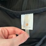 Shade & Shore  Black Ribbed Cut Out One Piece Swimsuit Beach Surfing Paddle Sz M Photo 4