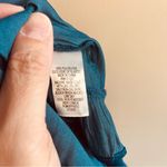 Socialite  long sleeve mini dress in a rich teal blue, size Medium Photo 5