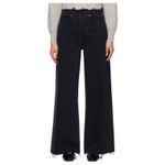 Frame Le Low Baggy Wide Leg Jeans Black Size 27 Photo 1