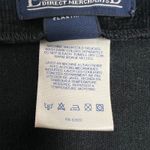 Lands' End Vintage Y2K Corduroy Pullover Black Midi Dress Size 12 Photo 8