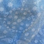 Forever 21  women's elastic waist shorts, medium denim floral print, nwt Photo 1