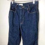 Calvin Klein  vintage mom style dark denim blue jeans tapered leg made in USA XS Photo 1