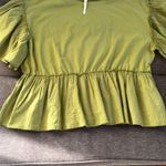 Anthropologie ruffle detail shirt. Size M Photo 2