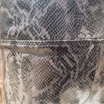 7 For All Mankind  black/grey polyurethane snakeskin shimmery pants / XS / EUC Photo 4