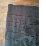 Lanvin Hiver‎ 2006 Vintage Designer Black Tiered Skirt Rare Collection Size 8 Photo 1