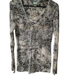 Sheplers Beautiful Patterned Women's Long Sleeve Blouse in Blue and White Bling Size L Photo 8