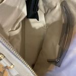 Nordstrom Lexa Pebbled Leather Tote Bag in Grey Taupe with Gold Hardware EUC Photo 4