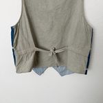 [Vintage] 90s Y2K Embroidered Floral V Photo 6