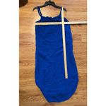 Old Navy sz Small Women’s Tanzanite Blue Sleeveless Shirred Maxi Dress Gauzy Photo 9