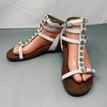 Vionic  WHITE SANDAL with Metallic Studs GREAT SHAPE Photo 5
