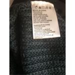 Anthropologie Lovemarks hunter green loose knit sweater long sleeves with holes Photo 8