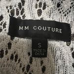 MM Couture White Lace Midi Dress Photo 1