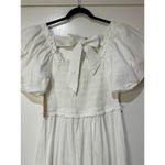 Cleobella  Cherith Tier Midi Dress White Size XL NWT Timeless Elegance Western Photo 11