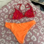 Vibrant Bikini Set in Pink and Orange Photo 1