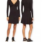 Nordstrom BP long sleeve mini dress Black XXSMALL V neck Flattering Photo 6