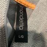 Mondetta  Gray and Orange Herringbone Pullover Photo 1