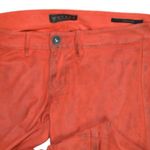 Guess Faux Suede Red Distressed Jegging Pants 31 Photo 3