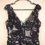 Lela Rose Women’s Silk 3D Floral Net Design Sleeveless A Photo 1