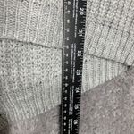 American Rag Cie Women’s Gray Lace Up Back Sweater Size S Acrylic Long Sleeve Photo 3