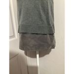 Kaufman Franco Carbon Gray Crewneck Sleeveless Sweater Top S Photo 2