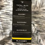 Saucony  Womens Gait Short Sleeve Top V Neck Heathered Black White Size XS Photo 3