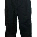 Banana Republic  Black Linen High Waisted Slim Ankle Pants Photo 0